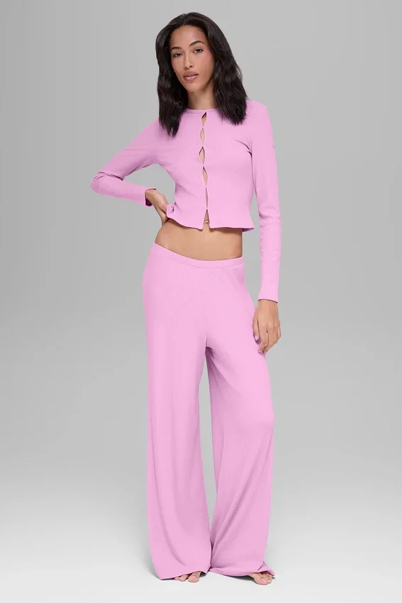 Dreamlight långärmad topp – Candy Heart Pink