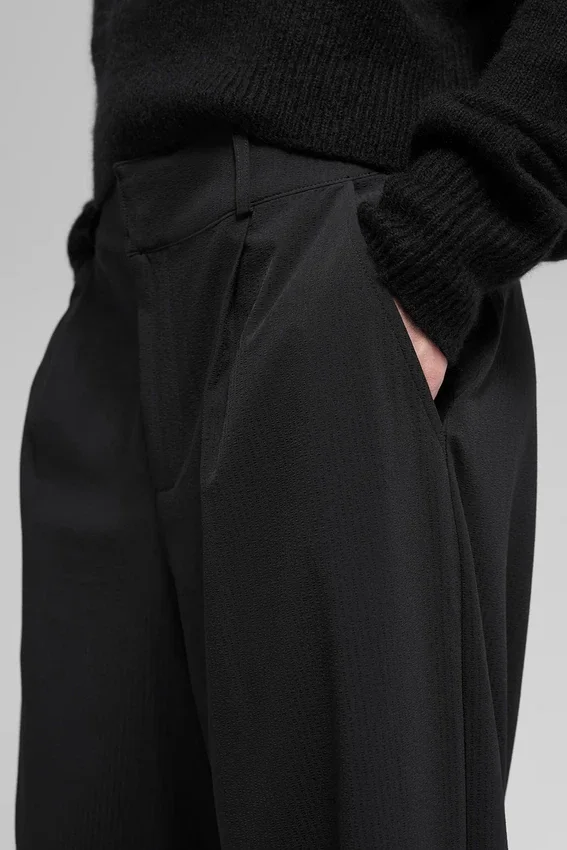 Dreamscape-byxor med High-Waist (korta) – svarta