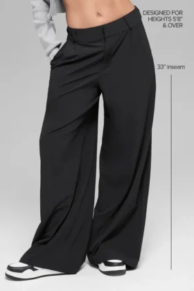 Dreamscape-byxor med High-Waist (långa) – Svart