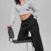 Dreamscape-byxor med High-Waist (långa) – Svart