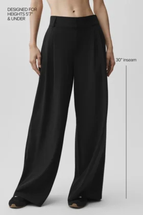 Dreamscape-byxor med High-Waist (Regular) – Svart