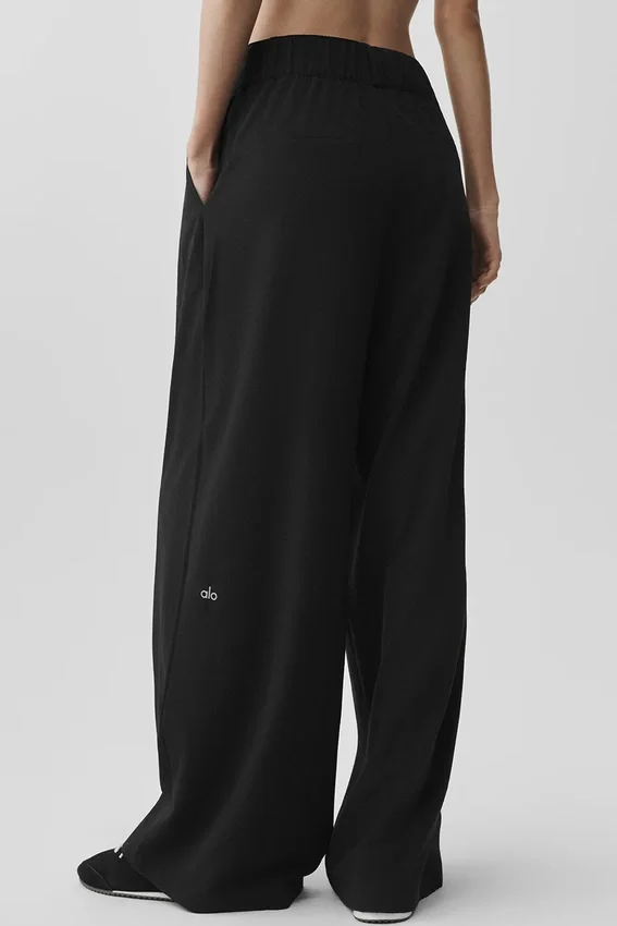 Dreamscape-byxor med High-Waist (Regular) – Svart