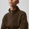 Dubbelsidig ulljacka i City Girl-stil – Espresso