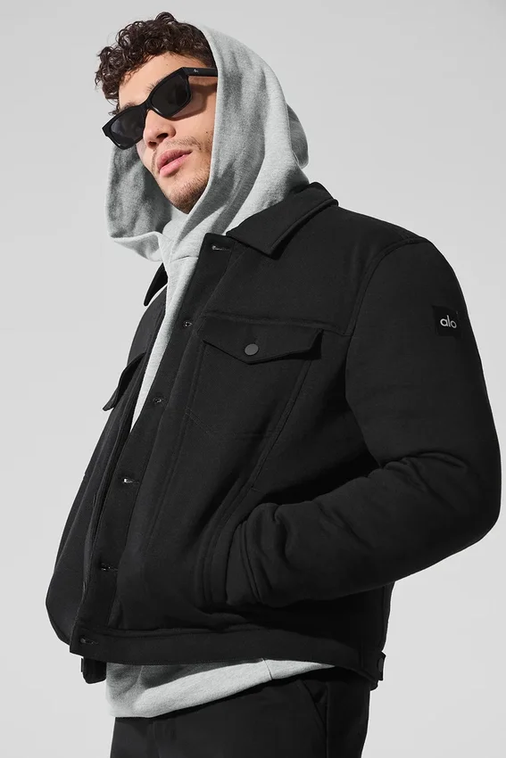 Ease Trucker-jacka – Svart