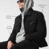 Ease Trucker-jacka – Svart