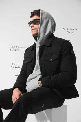 Ease Trucker-jacka – Svart