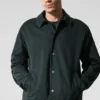 Edition Sueded Jacket – Charcoal Green