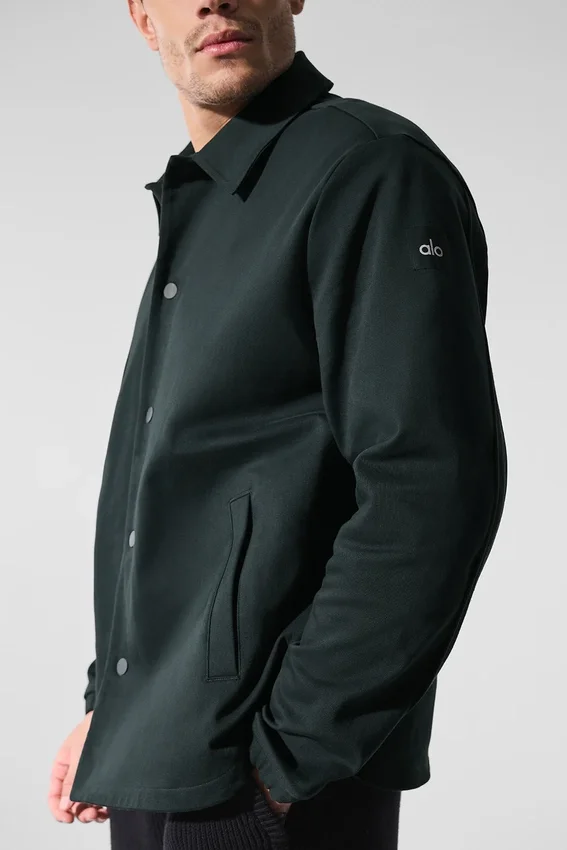Edition Sueded Jacket – Charcoal Green