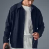 Edition Sueded Jacket – Navy