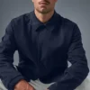 Edition Sueded Jacket – Navy