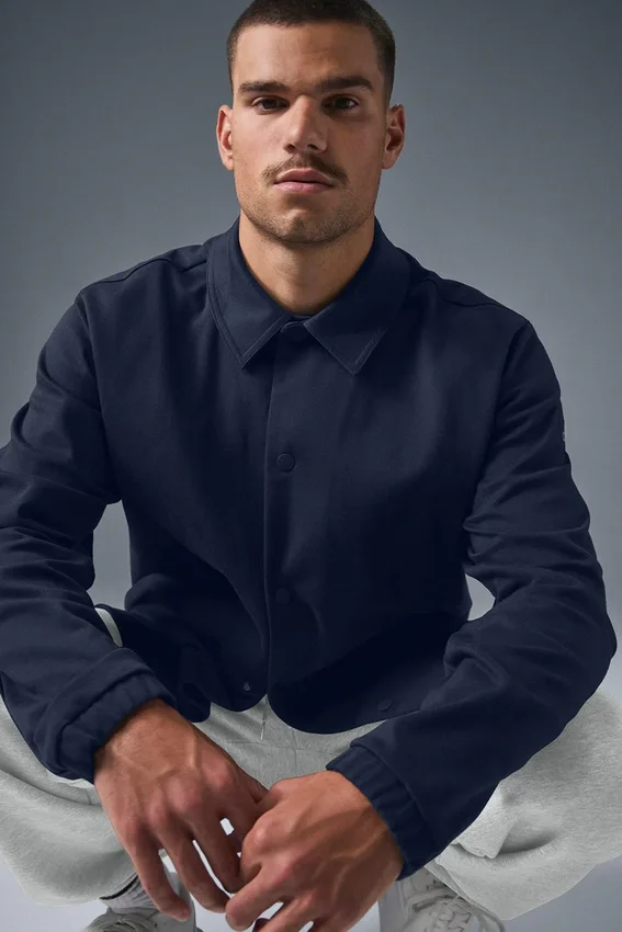Edition Sueded Jacket – Navy