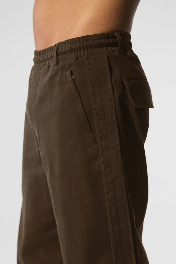 Edition Sueded Straight Leg Byxor – Espresso