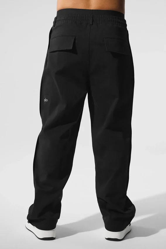 Edition Sueded Straight Leg Byxor – Svart
