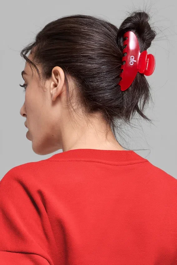 Effortless Claw Clip (2-pack) – Bright Red