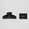 Effortless Claw Clip (2-pack) – Svart