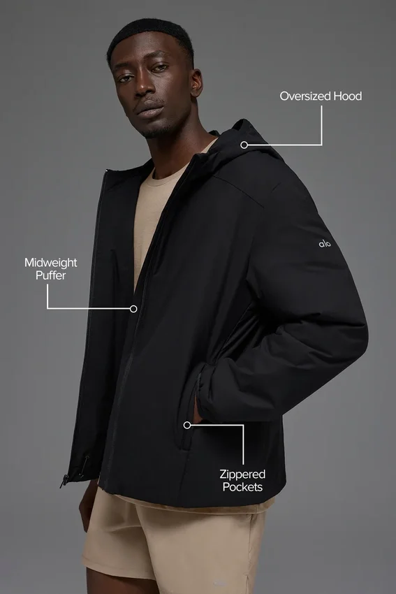 Elemental Full-Zip Jacket – Svart