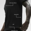 Essential kortärmad street-T-shirt – svart