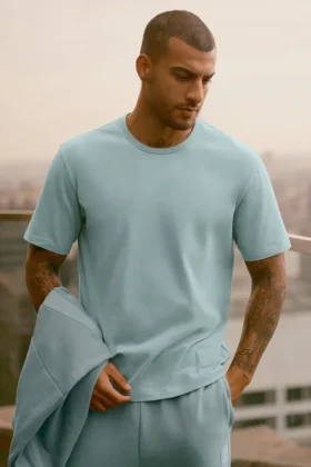 Essential kortärmad Street Tee – Desert Sage