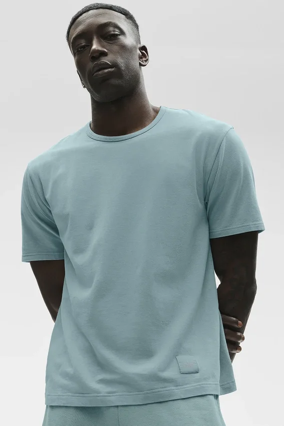 Essential kortärmad Street Tee – Desert Sage
