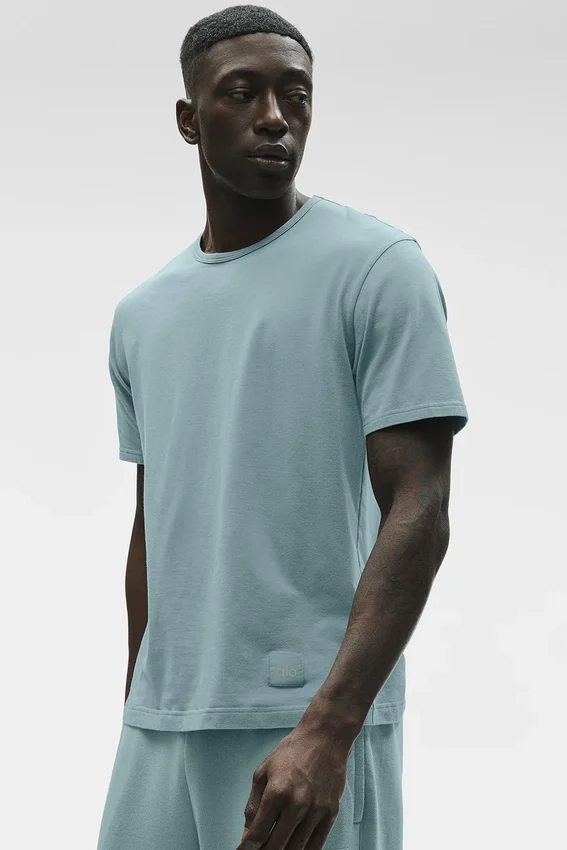 Essential kortärmad Street Tee – Desert Sage