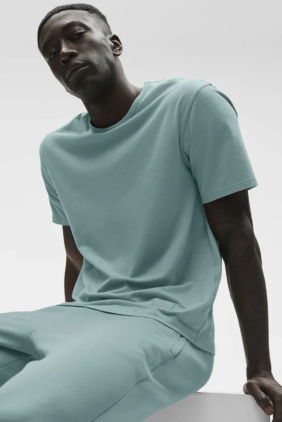 Essential kortärmad Street Tee – Desert Sage