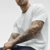 Essential kortärmad Street Tee – White
