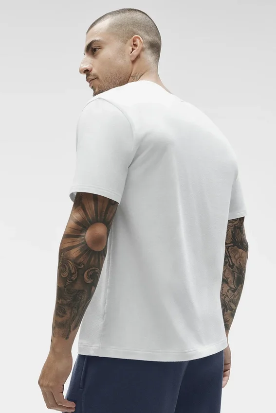 Essential kortärmad Street Tee – White