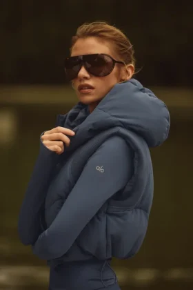 Fast Lane Puffer Väst – Bluestone