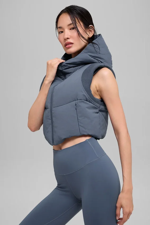 Fast Lane Puffer Väst – Bluestone