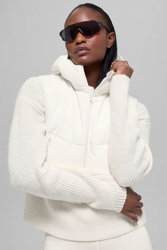 Fast Lane puffer-väst – Ivory
