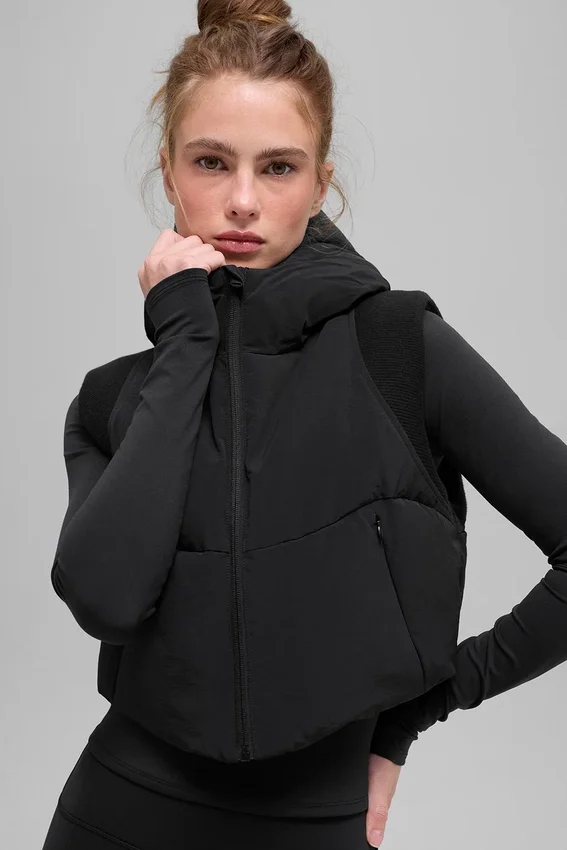 Fast Lane Puffer Väst – Svart