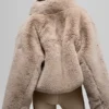 Faux Fur Allure-jacka – Oat