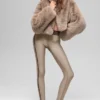 Faux Fur Allure-jacka – Oat