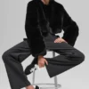 Faux Fur Chic kort jacka – svart