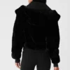 Faux Fur Foxy Jacket – Svart