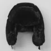 Faux Fur Starstruck Hattar – Black