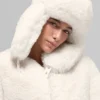Faux Fur Starstruck Hattar – Ivory
