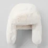 Faux Fur Starstruck Hattar – Ivory