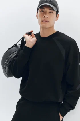 Field Crew Neck Sweatshirt – Svart