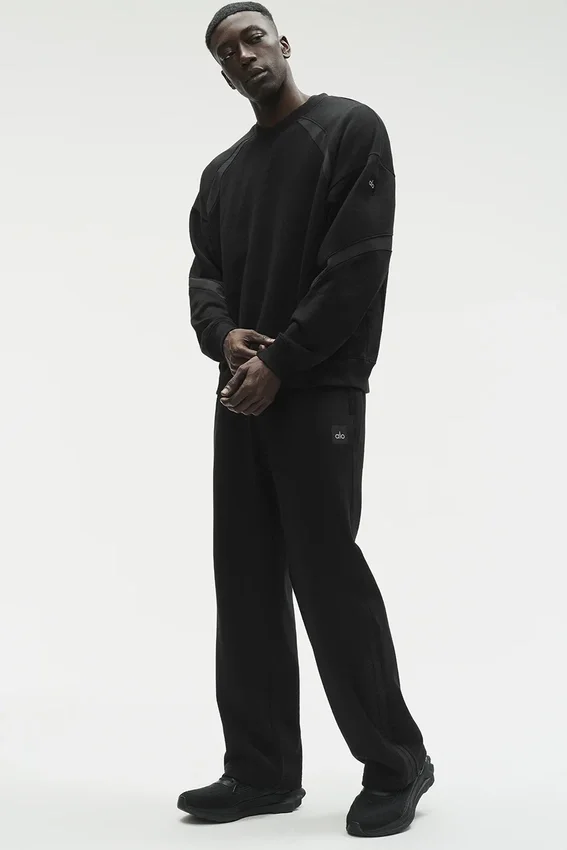 Field Crew Neck Sweatshirt – Svart