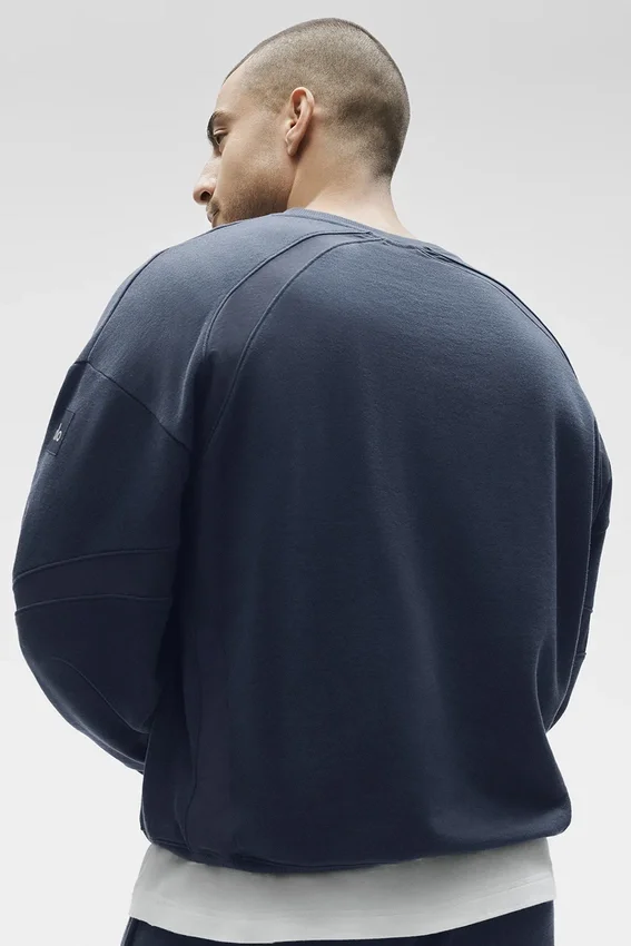 Field-tröja med rund hals – Navy