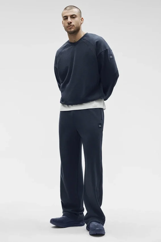 Field-tröja med rund hals – Navy