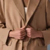 First-Class-kavaj – rostad mandel