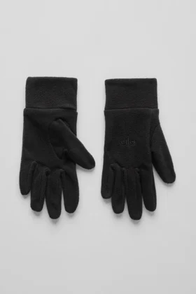 Fleecehandskar – Svart/Svart