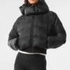 Foxy pufferjacka – svart