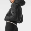 Foxy pufferjacka – svart