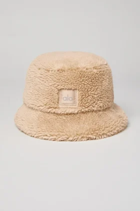 Foxy Sherpa Bucket Hat – kamel