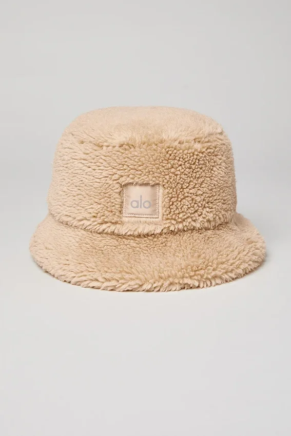 Foxy Sherpa Bucket Hat – kamel