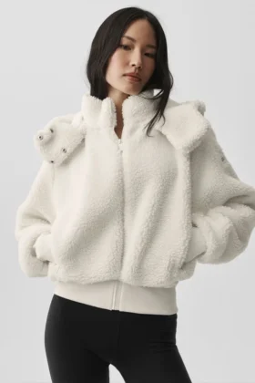 Foxy Sherpa-jacka – Ivory