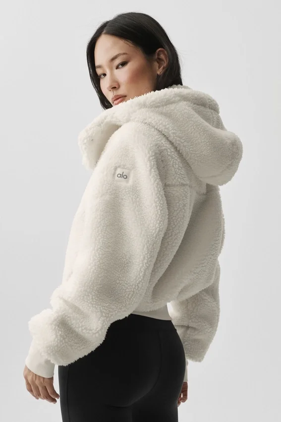 Foxy Sherpa-jacka – Ivory